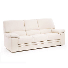 ELLA 3 Диван 3-мест. натуральная кожа 216x93x93 см бежевый
