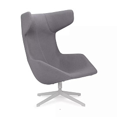 СЕНСО Д100 Кресло для отдыха ткань 750*950*1100 Lounge 14 серый