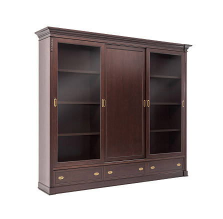 106 508 Шкаф-купе 281x44x233 DOGE орех танганьика