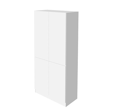 An-49 Гардероб 90x43x207 Art.Neo белый глянец/белый