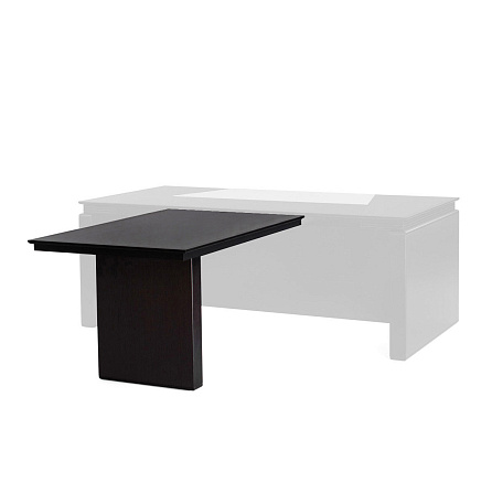 105 204 FE Брифинг для закругл стола 130x84xh75 LAGO дуб ферро