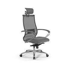 SL-2 Samurai Кресло сетка/экокожа Infinity Easy Clean, обивка серый 552.2.5.49