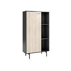 240H004 15/15/15/DY/15/15 (7016) Шкаф гард+ полки 100,2х40,1/45,1хh165,2RING дуб светл/графит/антрац