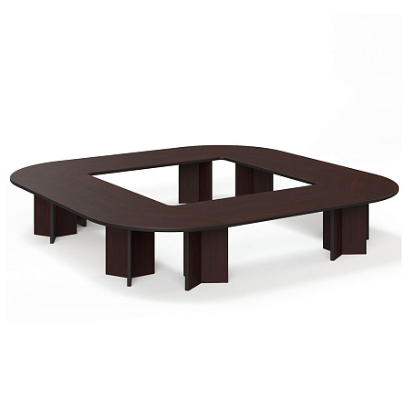 LEGNO 416*416 Стол конференц 416x416x76 FORTE палисандр
