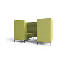 Руссо-2.3Т Переговорная 4-мест. 220x158x134 см микрошенилл Frida 10 яблоко