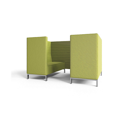 Руссо-2.3Т Переговорная 4-мест. 220x158x134 см микрошенилл Frida 10 яблоко