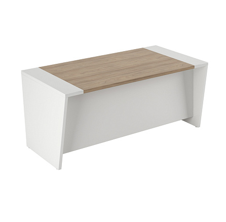 AST33911021 Стол для руководителя панель глянец 180x90x75 ASTI вяз / белый