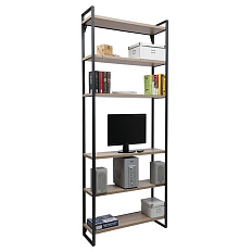 CombiK XXL 100/6 Стеллаж напольный металл / дерево, натуральный вяз / черный