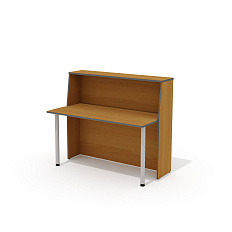 А-140 + L-710 (х2) Модуль стойки администратора с опорами Агат ольха