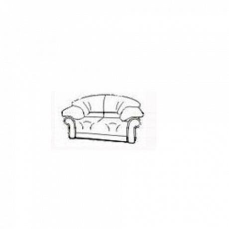 Мягкая офисная мебель: Континент двухместный диван.
