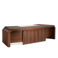 105 102 WALM/SC CANVAS Стол для руководителя 290x120xh75,5 MARE итал.орех/беж