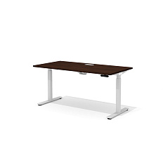 DD-80-2.1 + DD-1601-DD02 Прямой стол (подъёмный механизм) с люком Drive венге