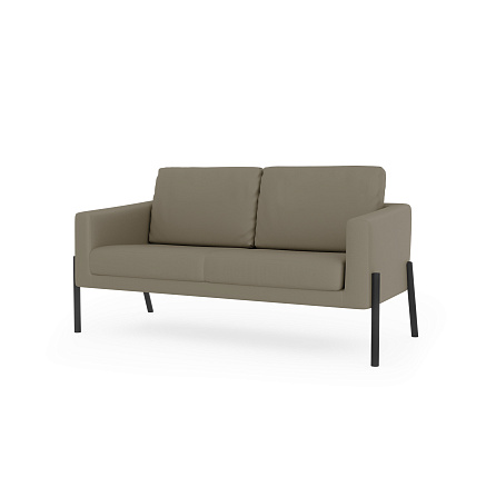 Харди-2 Диван 2-мест. 160х78х83 см Boom stone серо-коричневый