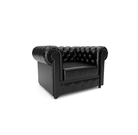 Честер-1 Кресло 1-мест. 115x91x72 см Art-Vision 201 черный