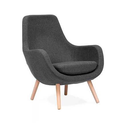 ЛЕДИГЕ Кресло для отдыха ткань кат.1 73x77x85 см Bravo grey серый