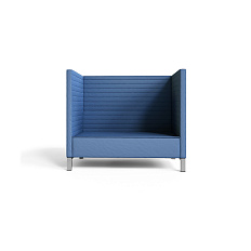 Руссо-2.2Т  Диван 2-мест. 158x73x134 см микрошенилл Lounge 21 море