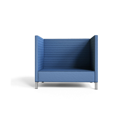 Руссо-2.2Т  Диван 2-мест. 158x73x134 см микрошенилл Lounge 21 море