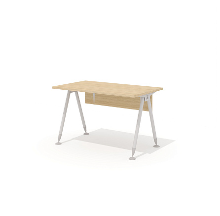 GM-101 + G-85 Прямой стол на металлическом каркасе Гамма дуб Виченца / беж