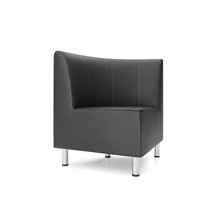 Лабиринт-УВК Секция угловая внутренняя 72x72x90 см Boom midnight черный