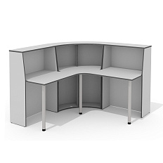 А-80 (x2) + А-90 + L-710 (х3) Стойка администратора светло-серый