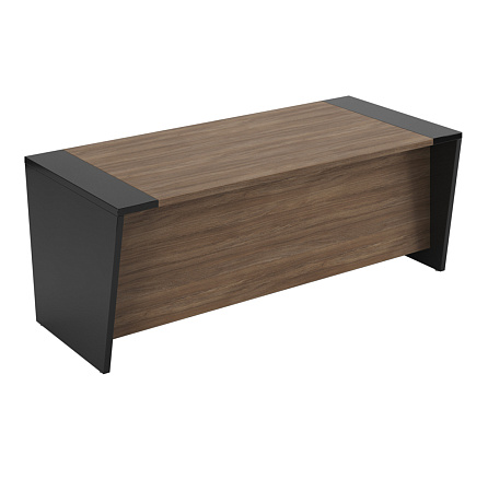 AST33911343 Стол для руководителя панель древесн. 200x90x75 ASTI дуб урбан/черный