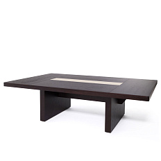 105 1102 FE/SC CANVAS Стол для переговоров 234x124xh75,3 LAGO дуб ферро/беж