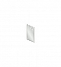 GrO-03.1 Дверь стеклянная в рамке МДФ