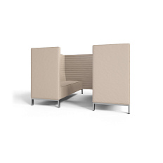 Руссо-3.3Т Переговорная 6-мест. 220x188x134 см микрошенилл Lounge 02 песок