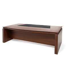 105 104 WAL/SC BLACK Стол для руководителя 230x108xh75,1 LAGO итал.орех/черный