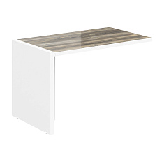 MB 127 Брифинг 120x70x75 MORRIS дуб базель/белый