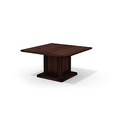 Dan-140.1 Модуль стола для переговоров 140x140x76 Dante орех бреннерский/орех темный