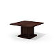 Dan-140.1 Модуль стола для переговоров 140x140x76 Dante орех бреннерский/орех темный
