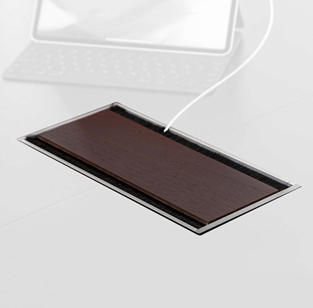 106 800 WAL Лючок для электрификации Doge орех Танганьика