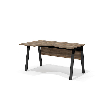 LM-3.2L + LF-3 Стол интегральный на металлокаркасе Line Делиос