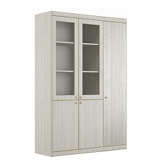 17503 Шкаф комбинированный 139x40x200 CAPITAL дуб светлый