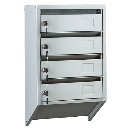 PB-4C.KL (РВ-4) Почтовый ящик с замком, собранный 390x203x545 мм