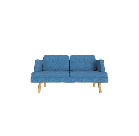 Свифт-2 Диван 2-х местный 141х82х85 микрошенилл Lounge 21 море