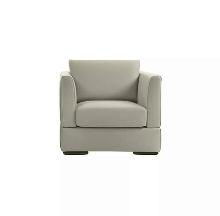 Фред М-42 Кресло экокожа 78x78x83 см Boston contract white слоновая кость