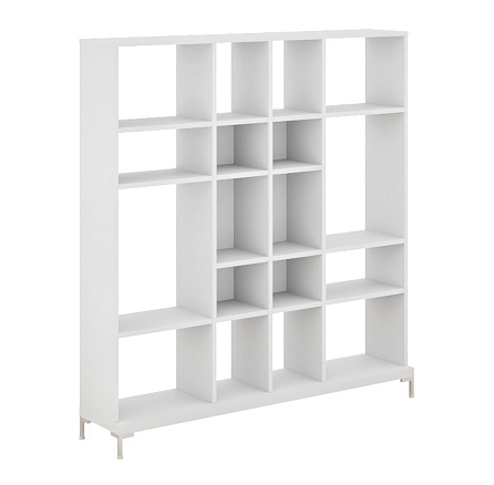 72H005 Стеллаж 188x40x202 FERMO белый