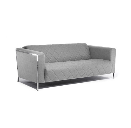 VISPO 2 Диван 2-мест. ткань 187x88x68 см серый войлок