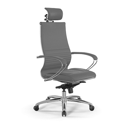 KL-2 Samurai Кресло экокожа Infinity Easy Clean серый 2D.2.5.49