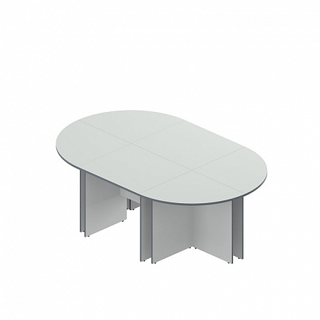 Мебель для переговорных и конференц-залов: Конференц-стол Агат 220х140 см.