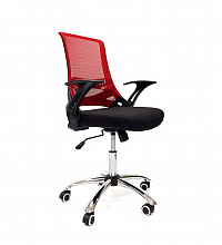 Кресло для сотрудников RT-2001Q красный/черный