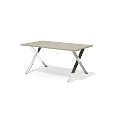 KVS-160k Cтол на металлическом каркасе 160x90x75 Kvins Slim Fenix 0718 кубанит