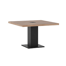 190701 Стол конференц 120x120x76 LIVERPOOL орех