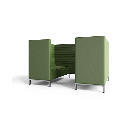 Руссо-2.3Т Переговорная 4-мест. 220x158x134 см микрошенилл Lounge 25 трава