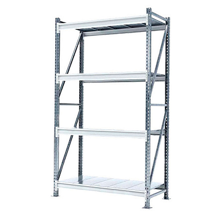 MS Pro New Стеллаж 4 яруса металл, серый