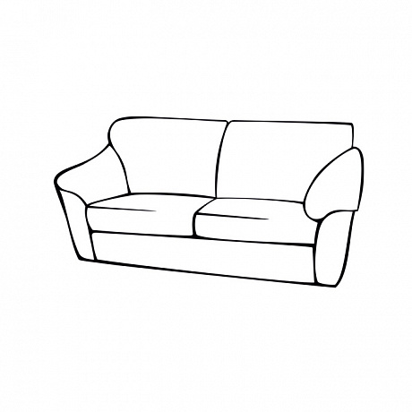 Мягкая офисная мебель: Лагуна 3-х местный диван.