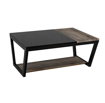 Beauty Style 31 Стол журнальный дуб крымский состаренный/черный