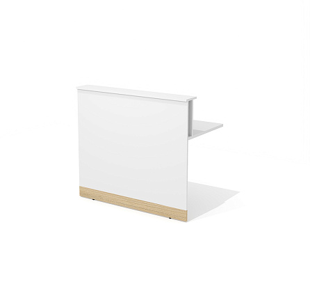 RR-120 Модуль стойки администратора 120x68x108 Rio Reception белый/вяз швейцарский
